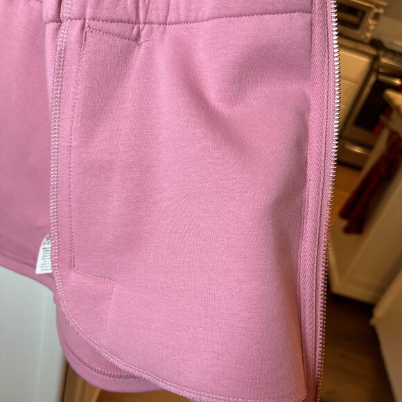 NWT XL Lacey Chabert PINK Full-Zip Hooded Jacket with Drawstring Waist - Picture 8 of 8